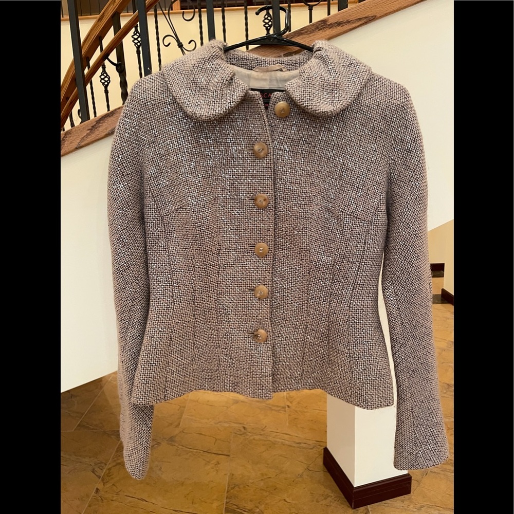 Escada Woven Tweed Woman’s Dress Jacket Size 36